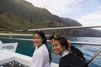 Boat ride to Lehua