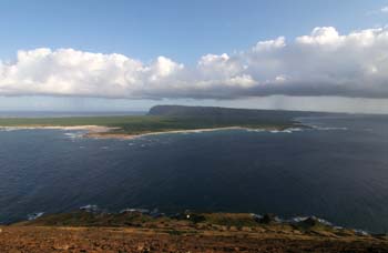 Summit view of Niihau