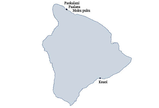 Hawai'i islet map