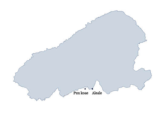 Kaho'olawe islet map